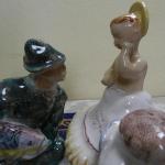 Ceramic Figurine - terracotta - 1960