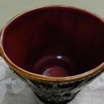 Flowerpot - ceramics, majolica - 1930