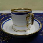 Cup and Saucer - porcelain - 1818