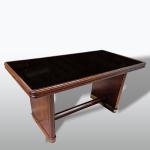 Coffee Table - solid oak, brass - 1930