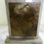 Relief - bronze, marble - L. Vojov - 1946