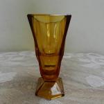 Vase - glass, pressed glass - 1930