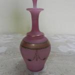 Carafe - glass, pink glass - 1850
