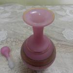 Carafe - glass, pink glass - 1850