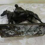 Sculpture - bronze, patinated bronze - 1880