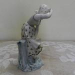 Porcelain Lady Figurine - ceramics - A. Doebrich / Ernst Wahliss Turn Wien Austria - 1900
