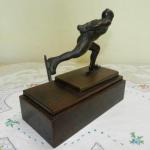 Sculpture - bronze, patinated bronze - Hugo Uher - 1930