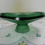 Glass Bowl - glass, green glass - Ji Brabec / Sklo Union - 1970