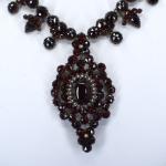 Luxury garnet necklace, Bohemia 1880
