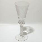 Glass Goblet - clear glass - 1900