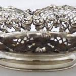 Biedermeier - Silver bowl with rocailles