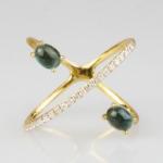 Ladies' Gold Ring - gold, diamond - NANIS - 1990