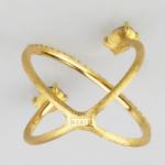 Ladies' Gold Ring - gold, diamond - NANIS - 1990
