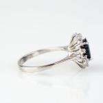 Ladies' Gold Ring - white gold, diamond - 1990