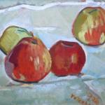 Vejvodova Vorechova Marie - Still life with apples