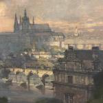 View of City - canvas - 1920