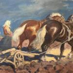 Horse - canvas - 1945