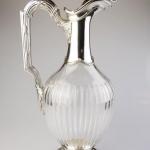 Carafe - glass, silver - 1890