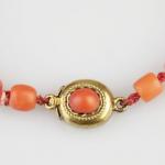 Coral Necklace - gold, coral - 1915