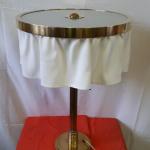Table Lamp - fabric, brass - Franta An - 1920