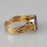 Ring - gold, amethyst - 1880