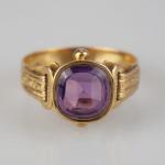 Ring - gold, amethyst - 1890