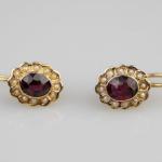 Gold Earrings - gold, pearl - 1890
