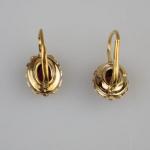 Gold Earrings - gold, pearl - 1890
