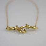 Gold Necklace - gold, pearl - 1960