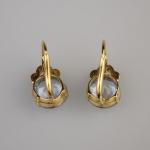 Earrings - gold, spinel - 1935