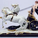 Royal Dux - Roman charioteer, Bohemia, Duchcov, 2000