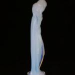 Nude Glass Figurine - opal glass - 1930