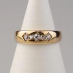 Ring - gold, diamond - 1900