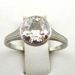 Platinum ring with diamond 1,90 ct - Karl Stracke