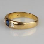 Ring - gold, diamond - 1890