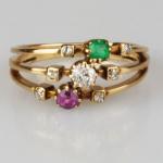 Ring - gold, diamond - 1910