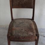 Chairs - brass, solid walnut wood - 1910