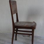 Chairs - brass, solid walnut wood - 1910