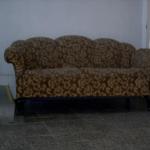 Sofa Set - wood, leather - 1920