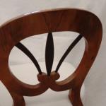Chairs - walnut veneer - Biedermeier - 1820