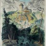 Romantic Landscape with Castle - Adolf J. Alex - 1929