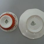 Cup and Saucer - white porcelain - Rosenthal - 1930