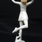 Porcelain Figurine - white porcelain - Dorothea Charol (1889 Odessa, Ukraine - 1963 London, UK), Rosenthal - 1930