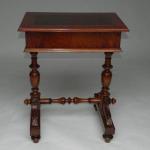 Sewing Table - solid wood, walnut veneer - 1890