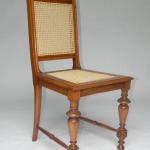 Chair - wood, solid walnut wood - 1880