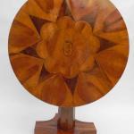 Table - solid wood, walnut wood - 1870