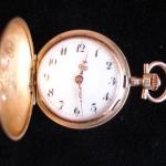 Wristwatch - gold, brilliant cut diamond - 1900