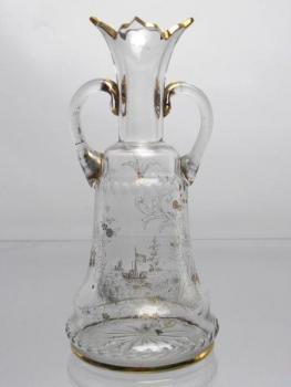 Vase - clear glass - 1840