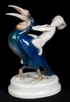 Porcelain Boy Figurine - glazed porcelain - Rosenthal, F.Liebermann - 1920