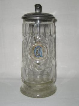Glass Tankard - glass - 1880